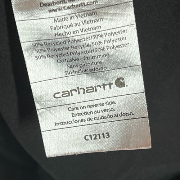 Carhartt Scrup Top Womens 2XL Black Force Work Modern Fit C12113 - Picture 5 of 9